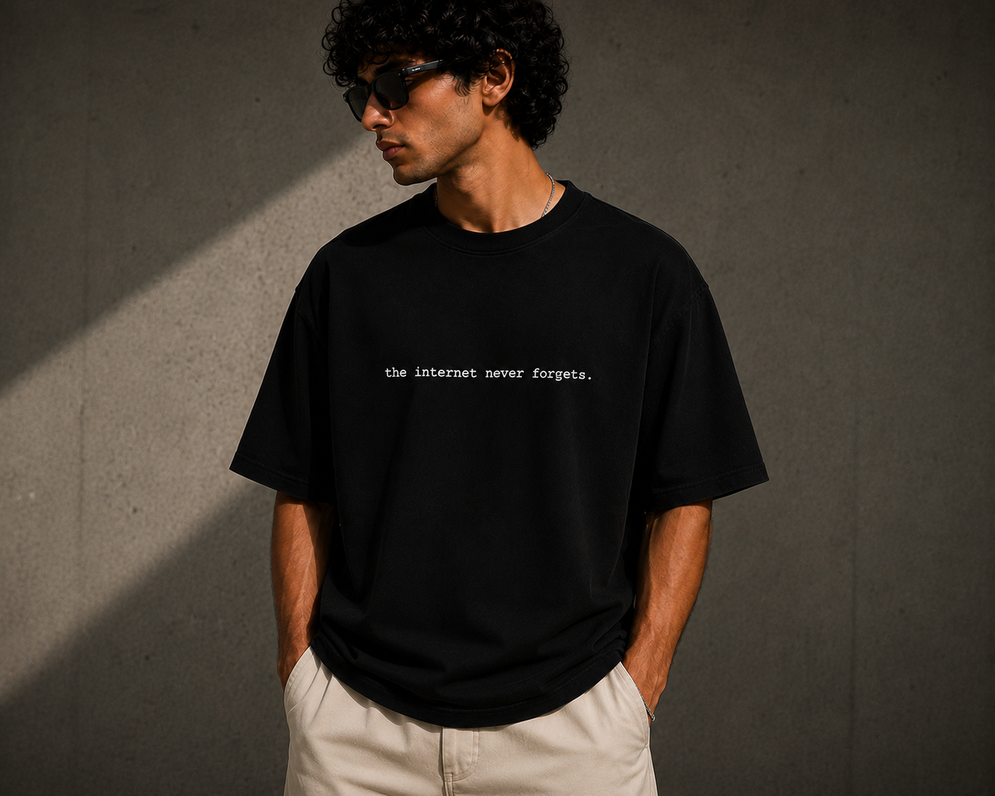 The Internet Never Forgets t-shirt
